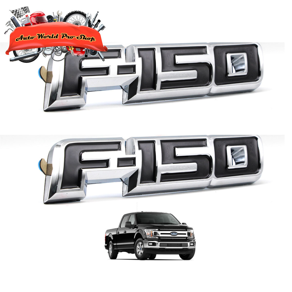โลโก้ Logo "F-150" สี Black Chrome F-150 Ford 2, 4 ประตู ปี