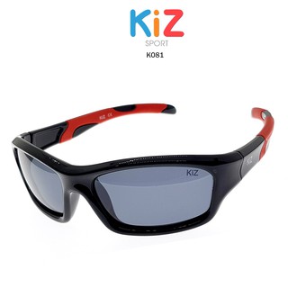 แว่นตากันแดดเด็ก สำหรับเด็ก 5-10 ปี K081 เลนส์กันแดดตัดแสง Polarized วัสดุพิเศษบิดงอได้ ทนทานสูงมาก GEZE KiD Flex Black