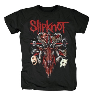 เสื้อแฟชั่นผญ - Slipknotคลื่นของอเมริกันโลหะหนักผู้ชายเสื้อยืดด้านบนเสื้อยืดคอกลมหลวมแขนสั้นผู้ชายส