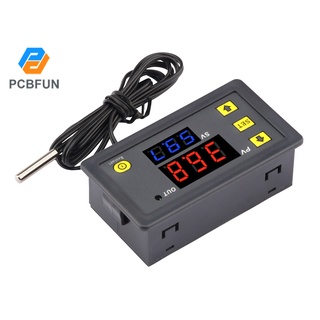 Pcbfun W3230 เทอร์โมสตัทดิจิทัล LCD 12V ควบคุมอุณหภูมิ 20A