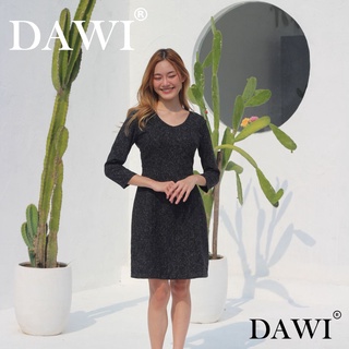 tweed dress ทวีต  เดรส แฟชั่น แบรนด์ DAWI ใส่ได้ทุกโอกาส