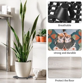 UMISS Plant Stands 20/30/40 ซม.ดอกไม้หม้อผู้ถือพืชชั้น Protector Patio Deck กระถางต้นไม้จานรอง