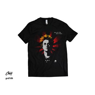 คอลูกเรือเสื้อยืดคอกลมเสื้อยืด พิมพ์ลาย Green DAY 2 I CUSTOM I Music I PUNK ROCK I TSHIRT I GILDANผ้าฝ้ายแท้