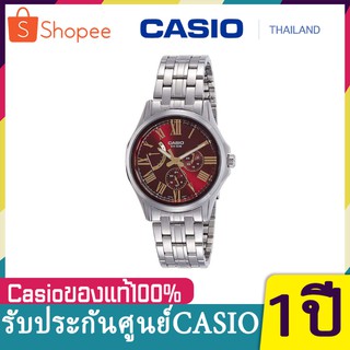 นาฬิกา รุ่น ออกใหม่ล่าสุด Casio นาฬิกาข้อมือ นาฬิกาผู้ชาย สายสแตนเลส รุ่น MTP-E311DY-4A ของแท้100% ประกันศูนย์1ปี