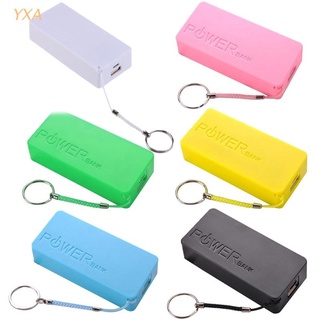 YXA 5600mAh 2X 18650 USB Battery Charger Case For Phone Stroage Box Portable DIY