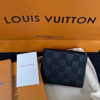 กระเป๋าสตางค์ผู้ชาย Louis vuitton ออริ อุปกรณ์ครบ หนังแท้