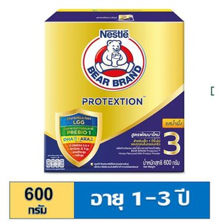 นมผงตราหมีโพรเทคชั่นสูตร 3 Protextion ขนาด 600 กรัม