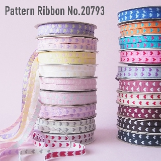 MOMOTARA No.20793 ริบบิ้น ริบบิ้น Ribbon  ทอลายหัวใจ Pattern…