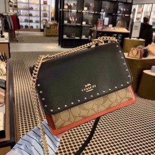 Coachแท้อเมริกา💯 COACH KLARE CROSSBODY IN SIGNATURE CANVAS