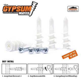 ยิปซั่มเมต GYPSUM พุ๊กยึดยิปซั่ม PROFAST พุกยิปซั่ม