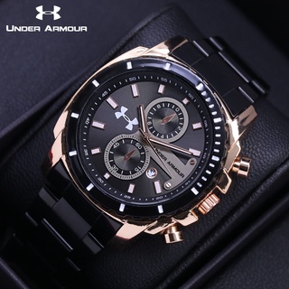 UNDER ARMOUR นาฬิกาข้อมืออะนาล็อก UNDER CRONO OFF Chain Active DIAMETER ขนาด 4.5 ซม. สําหรับผู้ชาย