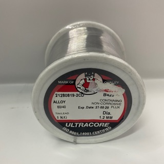 UNTRACORE ตะกั่ว ขนาด 1.2mm. น้ำหนัก 1กิโลกรัม