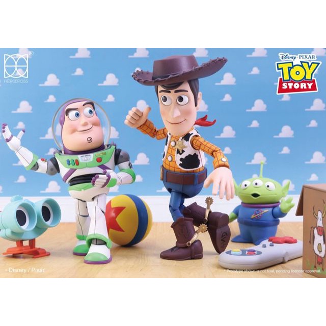 HeroCross Toy Story Buzz Lightyear #068 or Woody #067 Hybrid Metal Figuration