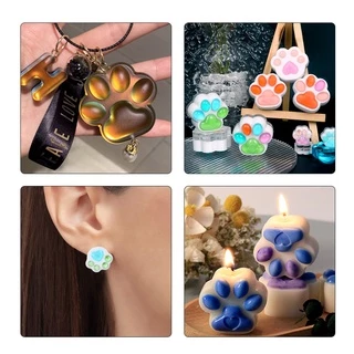 พร้อมส่ง!! แม่พิมพ์ซิลิโคน อุ้งมือแมว 1 ช่อง ทาบะ สกุชชี่ อุ้งมือแมว อุ้งเท้าแมว แม่พิมพ์กรงเล็บแมวน่ารัก แมว (04DY051)