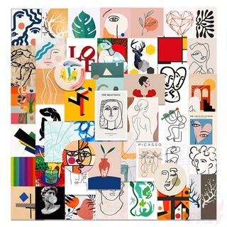 ❉ Nordic Abstract Art Series 03 Minimalist สติ๊กเกอร์ ❉ 64Pcs/Set Fashion DIY Mixed Decals Doodle สติ๊กเกอร์