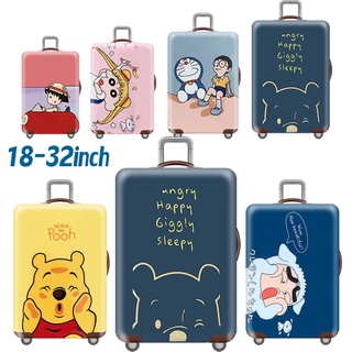 พร้อมส่ง กระเป๋าเดินทาง ผ้าคลุมกระเป๋าเดินทาง ผ้ายึดได้เยอะ กันฝุ่น กันรอย สวมใส่ได้ ข้น 20/22/24/26/28 นิ้ว
