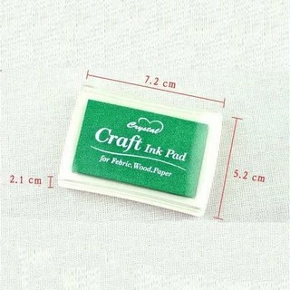 หมึกสี/หมึกปั๊ม -สูตรกันน้ำ หมึกปั๊ม Craft Ink Pad (สำหรับพื้นผิวด้าน ไม้/กระดาษ/ผ้า)