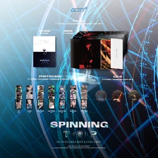 【พร้อมส่ง】อัลบั้ม GOT7 SPINNING TOP ยังไม่แกะ สุ่มเวอร์ชั่น