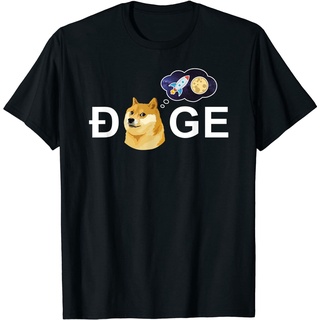 เสื้อยืด พิมพ์ลายกราฟิก Dogecoin Doge Hodl To The Moon Crypto Meme แฟชั่นคู่รัก สําหรับสุนัข