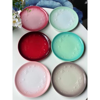 2021 new cool color lecreuset star plate six-piece plate set dinner plate dessert plate