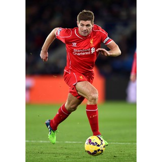 Steven Gerrard  Liverpool The Kop YNWA โปสเตอร์ Poster วอลเปเปอร์ ตกแต่งผนัง ฟุตบอล Football