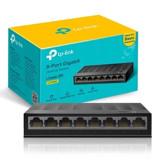 SWITCH HUB (สวิตซ์ฮับ) TP-LINK (LS1008G) 8-Port 10/100/1000Mbps Desktop Switch