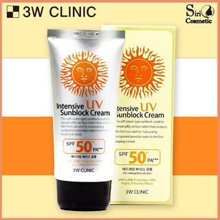 3W CLINIC UV Sunblock Cream SPF 50+/PA+++กันแดดเกาหลี