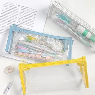 [ CiCNOV40 ลด 20% /ลูกค้าใหม่ 1฿ เท่านั้น!!!]🔥พร้อมส่ง🔥กระเป๋า PVC ใส กระเป๋าเครื่องเขียน ใส่เครื่องสำอางค์