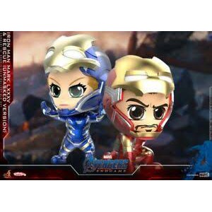 Cosbaby COSB667 Iron Man Mark LXXXV & Rescue (Unmasked Ver.)