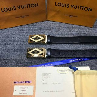 เข็มขัดหนังเเท้ทั้งเส้น Louis Vuitton Grade Hi-End