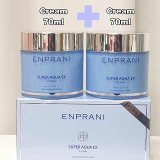 [ENPRANI] Super Aqua EX ครีม 70 มล. + 70 มล.#ต่อต้านริ้วรอย#ริ้วรอย#มอยส์เจอร์ไรเซอร์#ส่งตรงจากเกาหลี