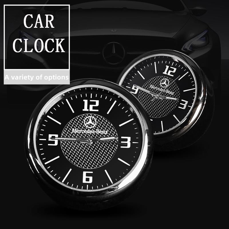 รถ นาฬิกาอิเล็กทรอนิกส์ นาฬิกาควอตซ์ขนาดเล็ก ชนิดส่องสว่าง เหมาะสำหรับ Toyota Honda Mercedes Benz Kia Hyundai