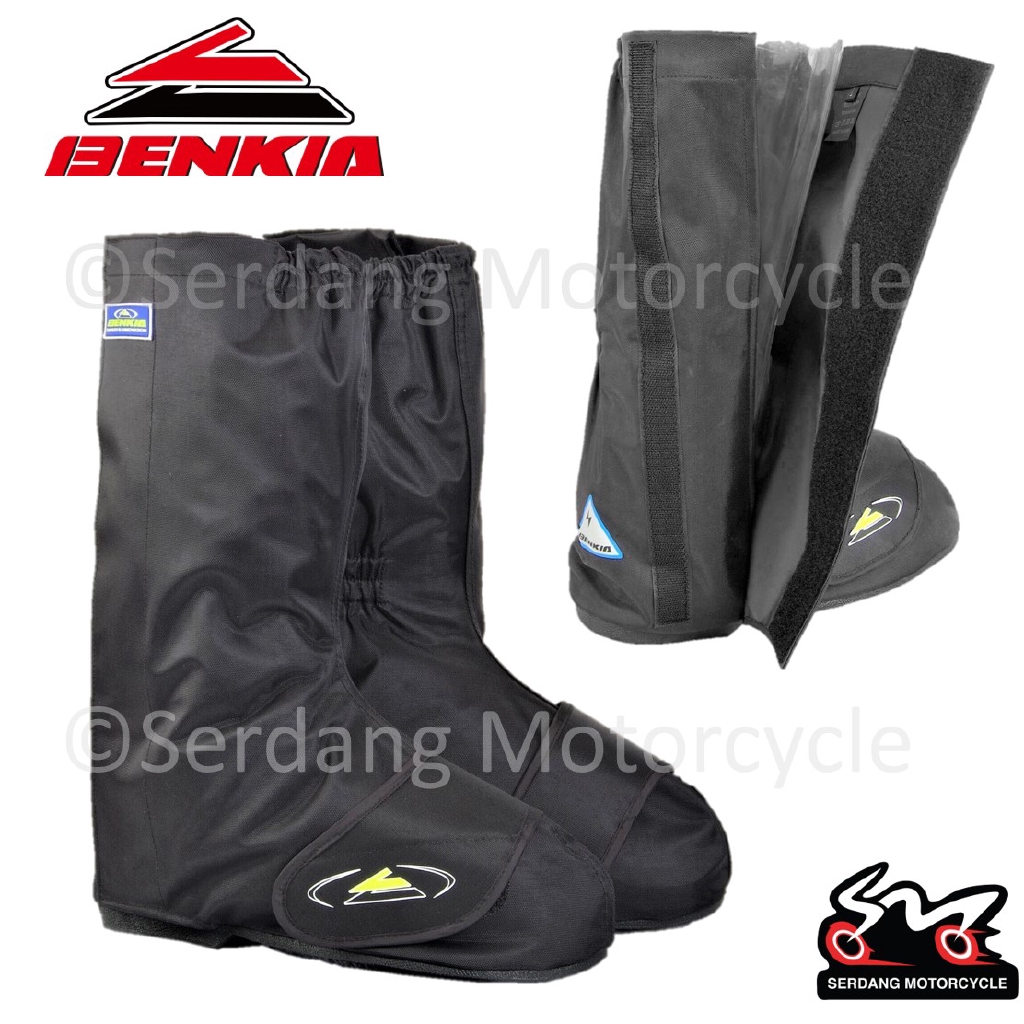 BENKIA รองเท้ากันน้ํา Rain Hujan รองเท้า Sarung Kasut Antiskid Antislip ขี่ Rider Biker Cyclist