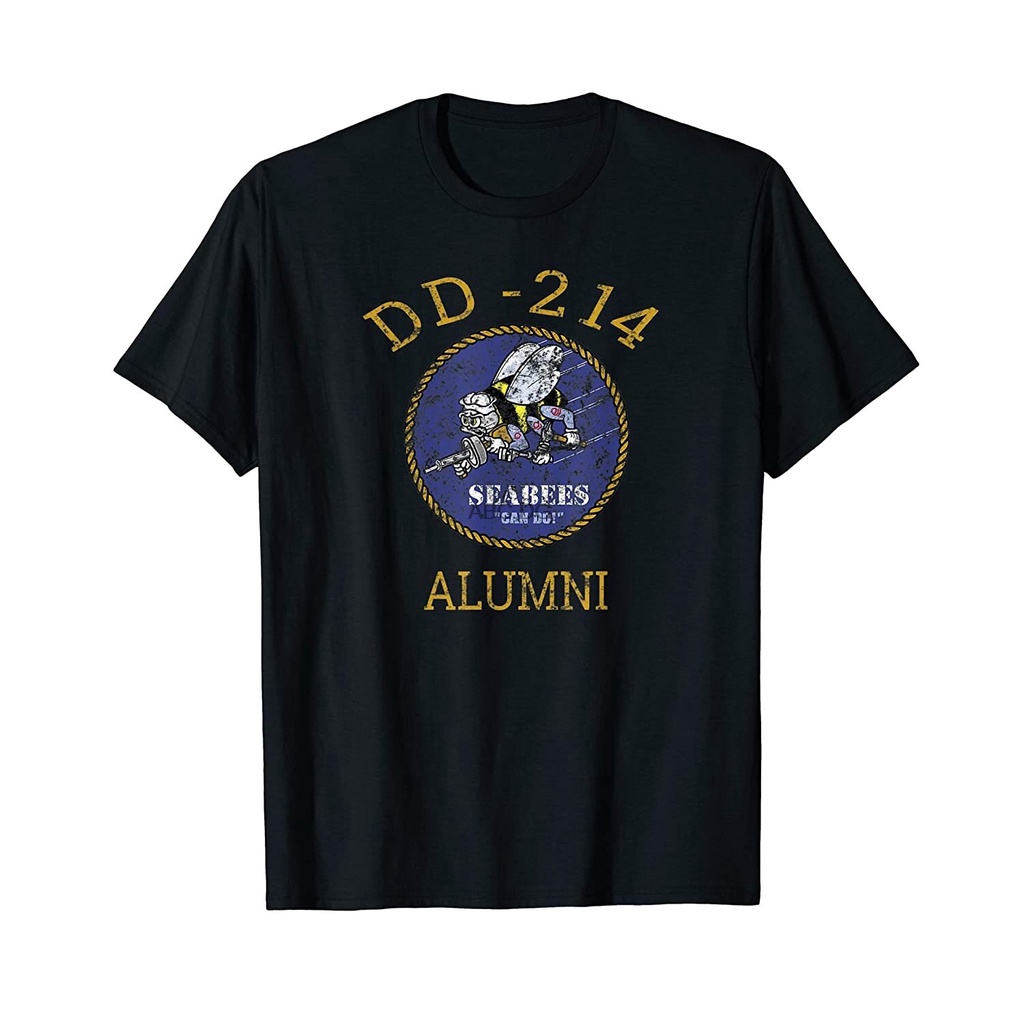 เสื้อ Navy Seabees DD 214 เสื้อยืด Alumni Vintage (10)