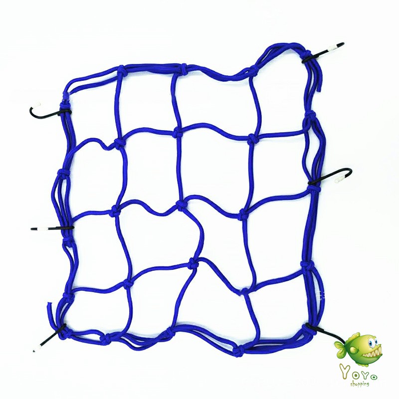 YOYO ตาข่าย ตาข่ายคลุมตะกร้าหน้ารถ ตาข่ายหน้ารถอเนกประสงค์  motorcycle fuel tank net bag - รูปที่ 6
