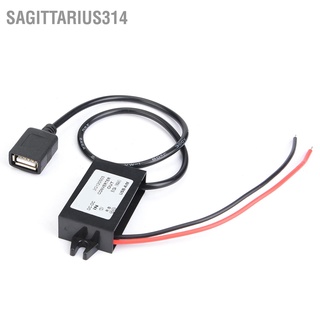 Sagittarius314 Dc-Dc 12V ถึง 5V 3A Usb บัคแปลง สเต็ปดาวน์ โมดูลพาวเวอร์ซัพพลาย