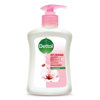 สบู่เหลวล้างมือDettol สูตรรีเพลนนิชชิ่่ง 225 มล. แพ็คคู่ 2 ขวด