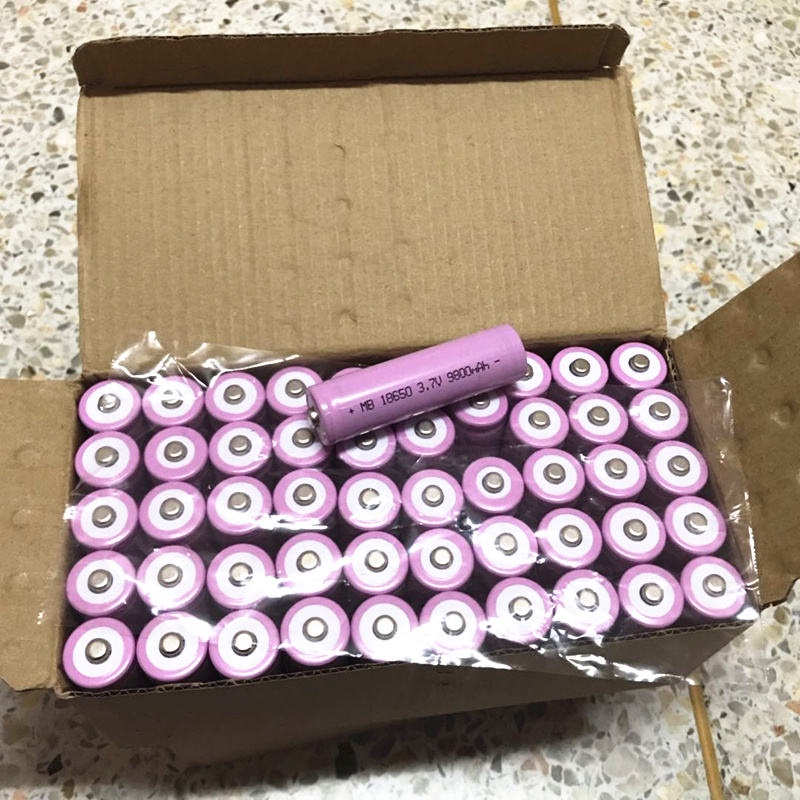 [ใส่โค้ด AUGIRE79 ลด 70.-] MB แบตเตอรี่ Li-ion 18650 ความจุจริง 9800mAh 3.7V ของดีราคาถูก (1 ก้อน)[ห