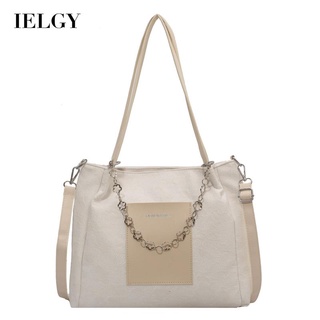 IELGY womens korean style large capacity printed shoulder bag