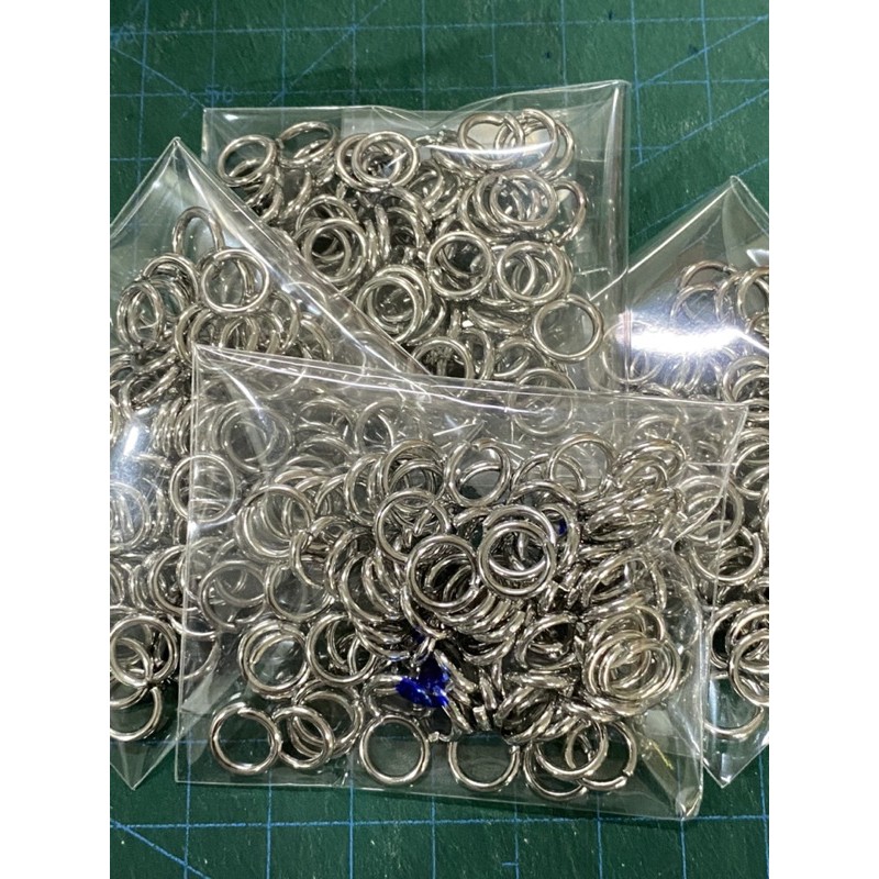 ห่วง แสตนเลส แท้ เบอร์ 9 จำนวน 50 หรือ 100 วง ต่อ 1 ห่อ เส้นผ่านศูนย์กลาง 9 มิล