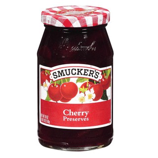 Smucker  Cherry Jam 340g สมัคเกอร์แยมเชอร์รี่ 340 กรัม