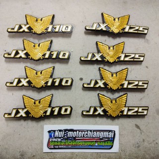 โลโก้ฝากระเป๋า jx110 jx125 ตราฝากระเป๋า honda jx 110 jx 125 โลโก้ ฝากระเป๋าข้าง honda jx110 jx125 งานใหม่