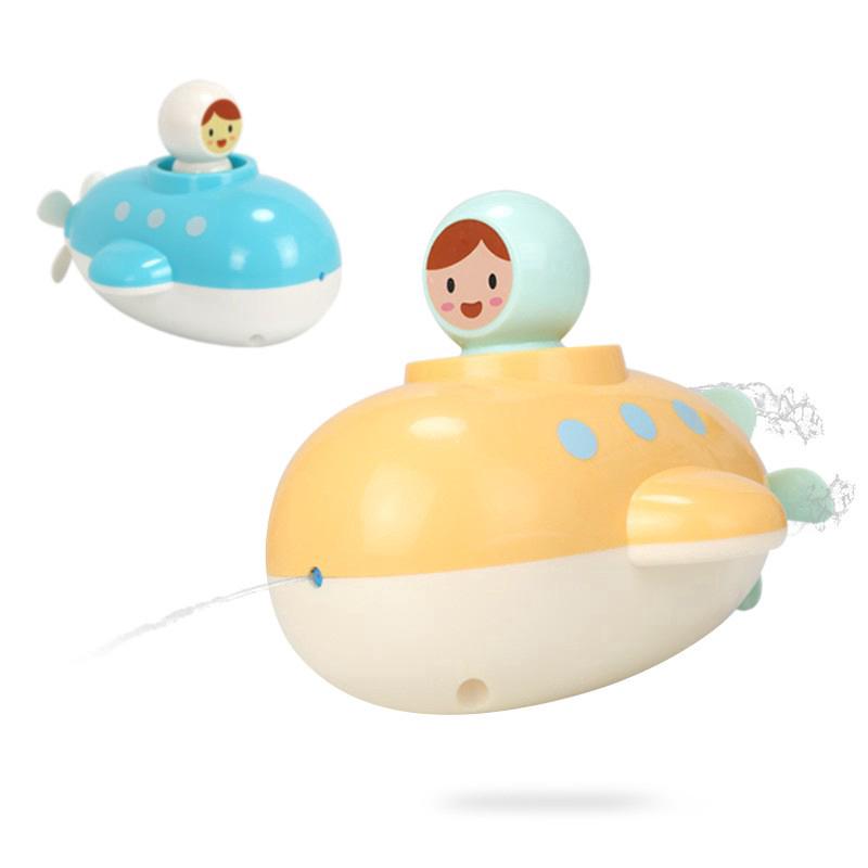 ของเล่นอาบน้ำ ของเล่นน้ำ ของเล่นเสริมพัฒนาการ Baby Bath Toys Ship Floating Swimming Pool Clockwork Dabble