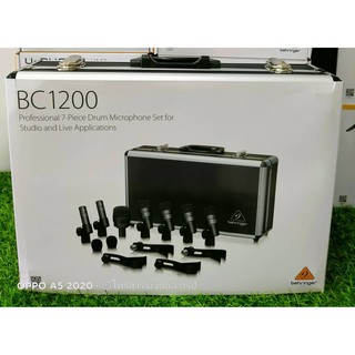 ชุดไมโครโฟนสำหรับมิกซ์กลองแบบ 7 ตัว Behringer BC1200 ไมค์กลอง