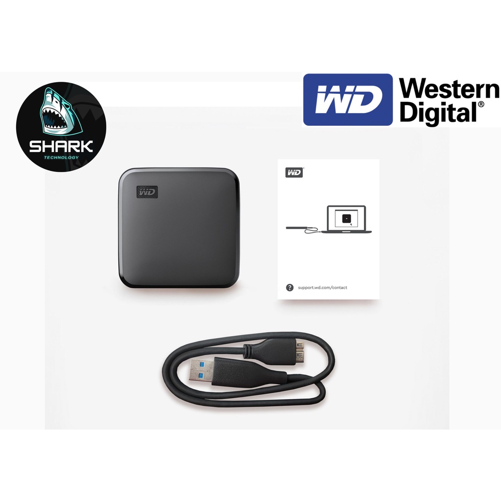 WD Element SE SSD 2TB, Black, USB 3.0, Speed up to 400 MB/s, 3Y-Warranty