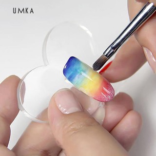 ☆SM Butterfly Shape Acrylic Nail Art Painting Palette Practice DIY Manicure Tool