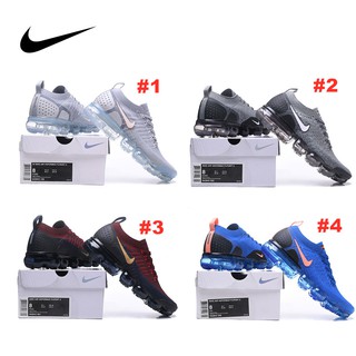 NlkE แท้💯%รองเท้าผู้ชาย Air Vapormax Flyknit 2 เบาะลมรองเท้ากีฬาการดูดซึม shock รองเท้าวิ่ง