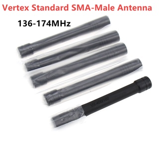 【T-Vertex1】เสาอากาศวิทยุ แบบพกพา สําหรับ Vertex Standard Stubby SMA-Male VX-160 VX-180 VX-231 VX-350 VX264 (5 ชิ้น)