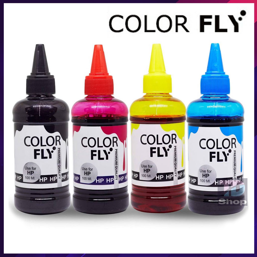 หมึกเติม HP ขนาด 100 ml. COLOR FLY แท้