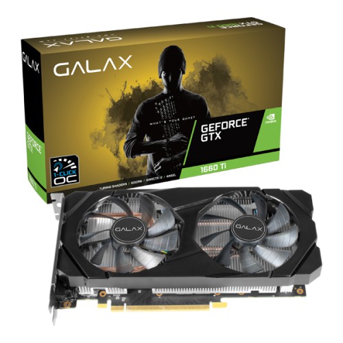 VGA GALAX GTX 1660 TI 1 CLICK OC 6GB GDDR6 # GALAX GeForce GTX1660 TI 1 CLICK OC 6GB